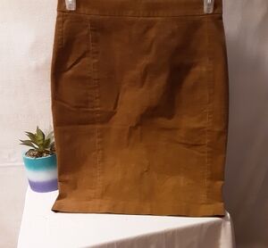 Tan corduroy J. CREW skirt